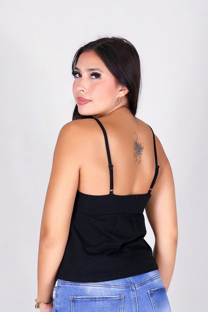 FLIRTY FIT BABYDOLL TOP