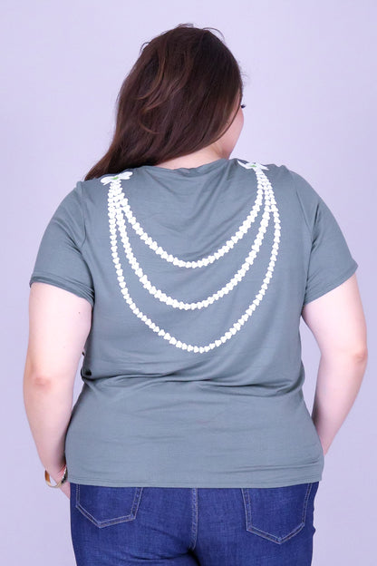 ORCHID CROWN LEI TEE