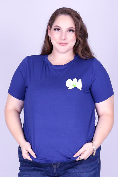 ORCHID CROWN LEI TEE