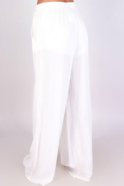 Jeans Warehouse Hawaii - SOLID WOVEN PANTS - CITY STRIDE PANTS | By AMBIANCE APPAREL