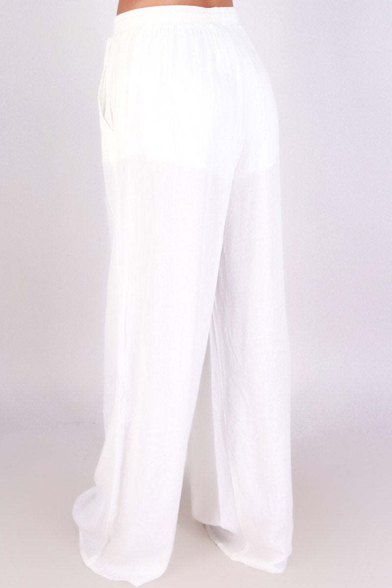 Jeans Warehouse Hawaii - SOLID WOVEN PANTS - CITY STRIDE PANTS | By AMBIANCE APPAREL