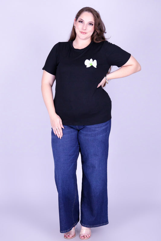 ORCHID CROWN LEI TEE