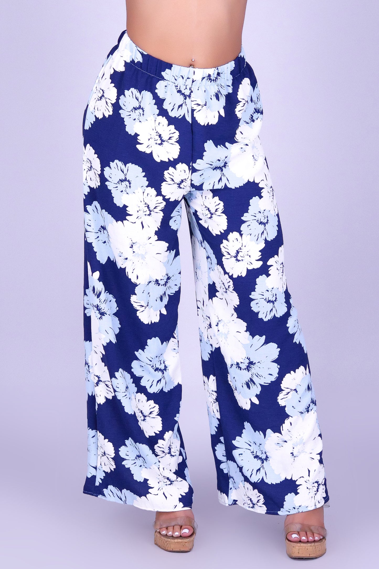 FLORAL VEIL PANTS
