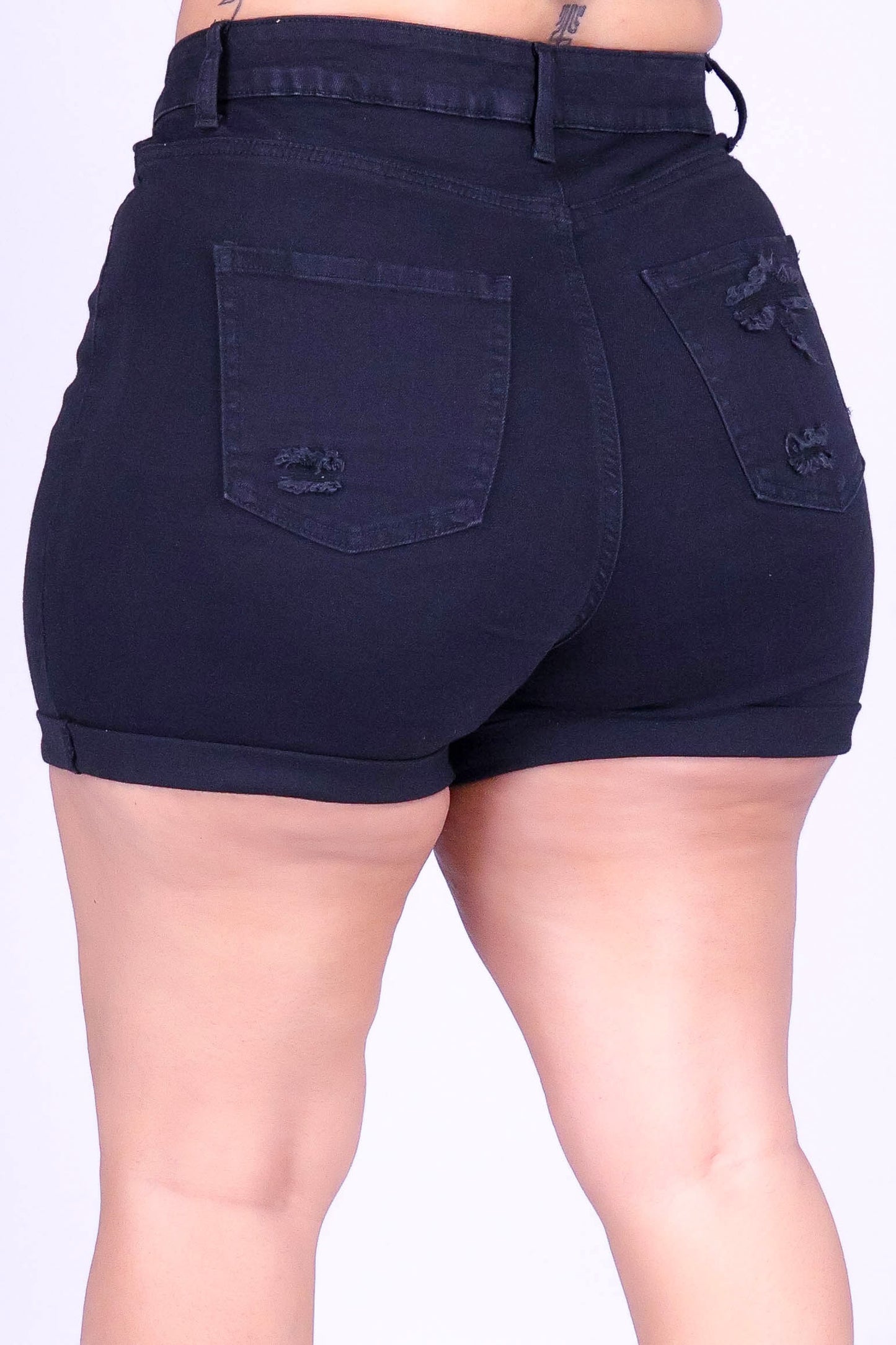 HOLD YOUR GROUND DENIM SHORTS