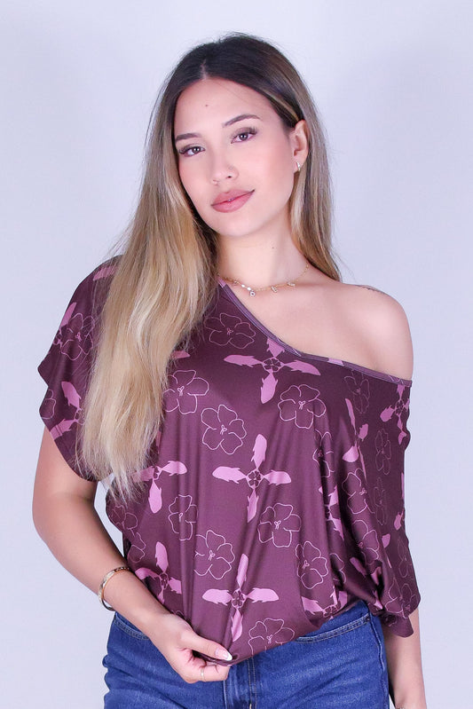 ULUA QUILT DOLMAN TOP