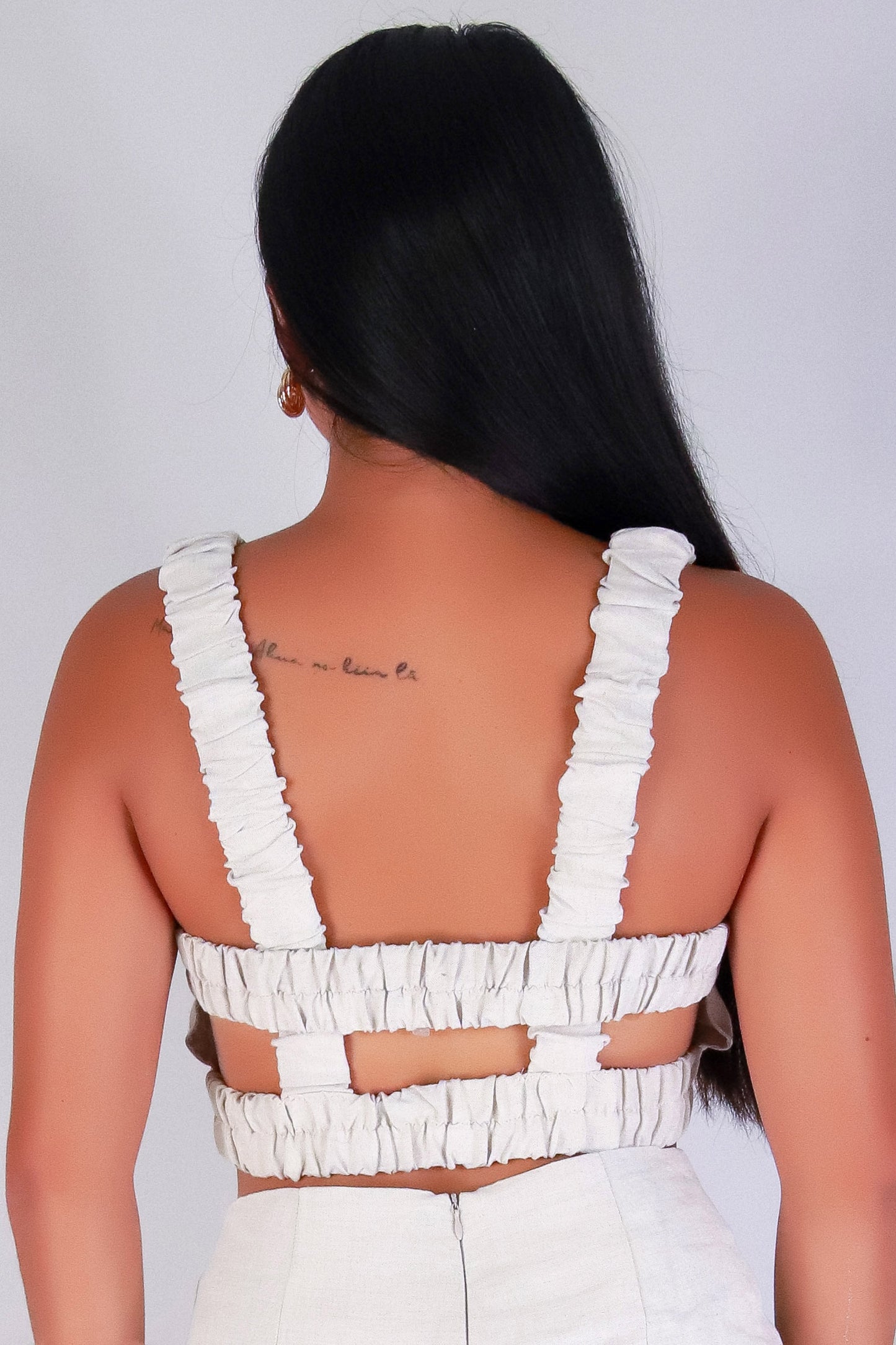 Jeans Warehouse Hawaii - MATCHING SEPARATES - TWIST & TELL CROP TOP | By PAPERMOON/ B_ENVIED