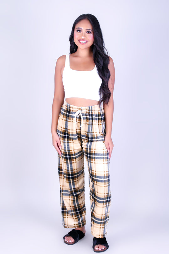 FALL LINES PLAID PANTS