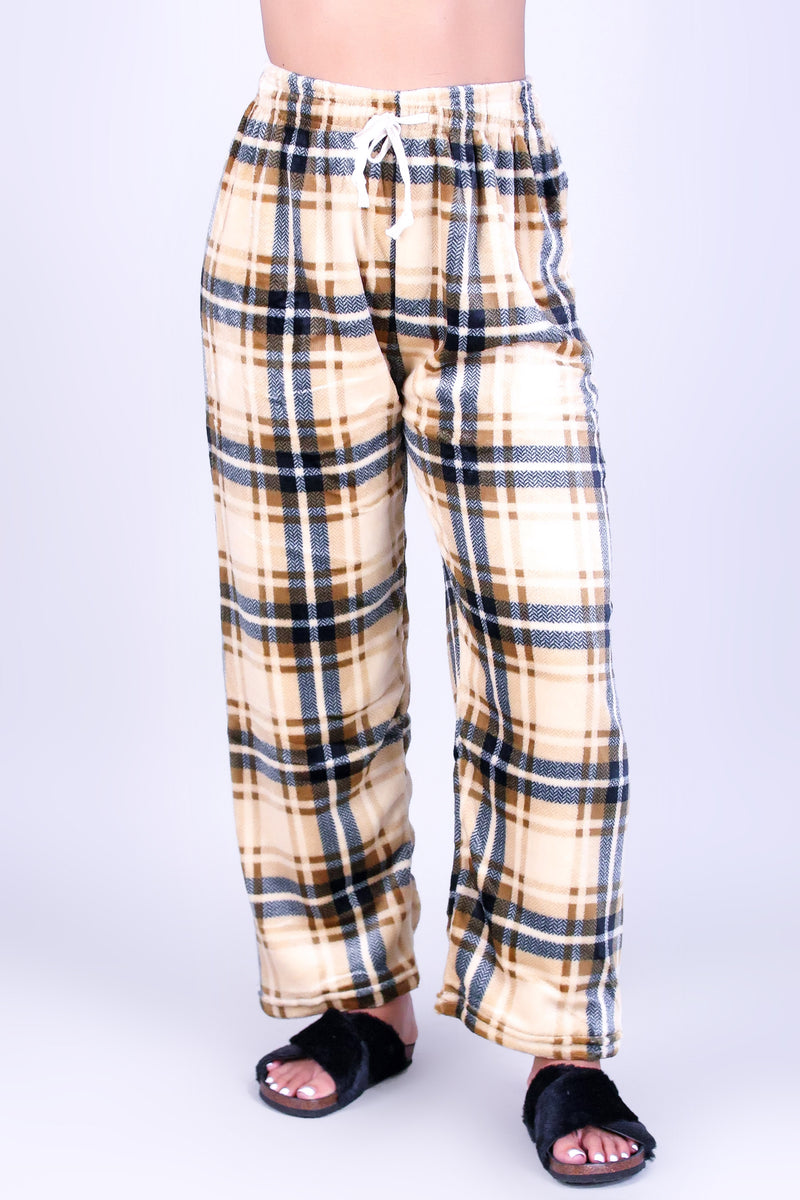 FALL LINES PLAID PANTS