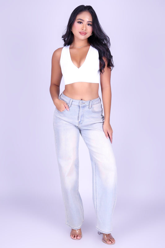 HERE FOR IT CROP TOP