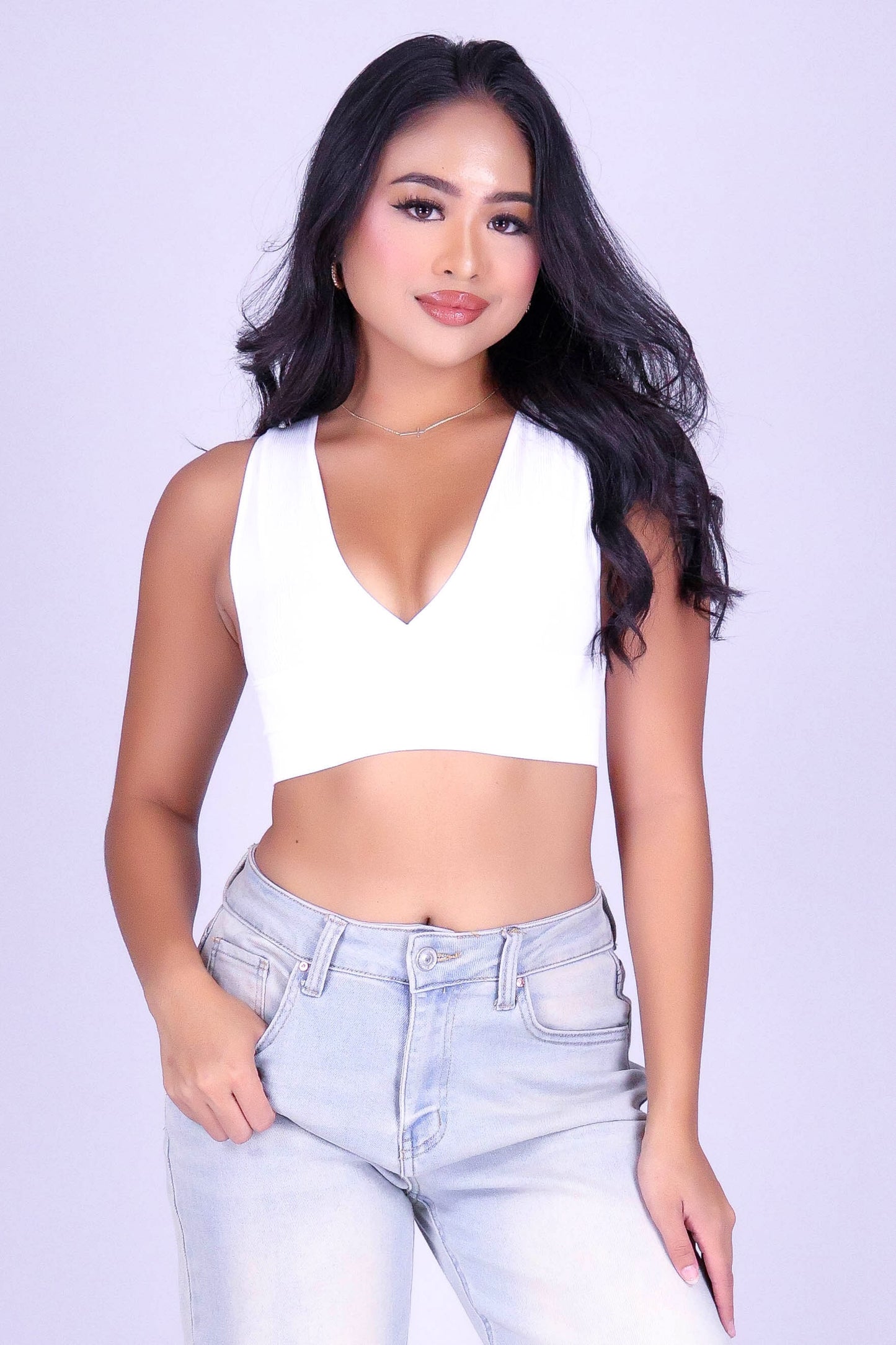 HERE FOR IT CROP TOP
