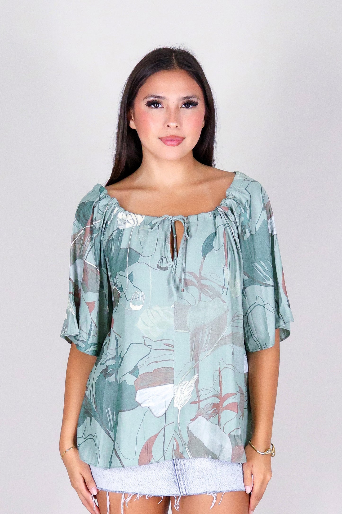 IN THE TROPICS BLOUSE