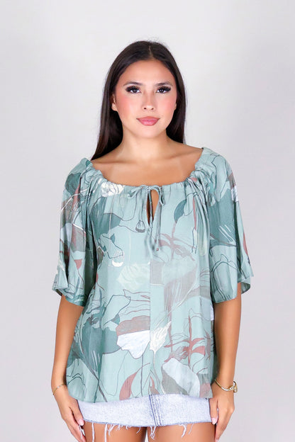 IN THE TROPICS BLOUSE