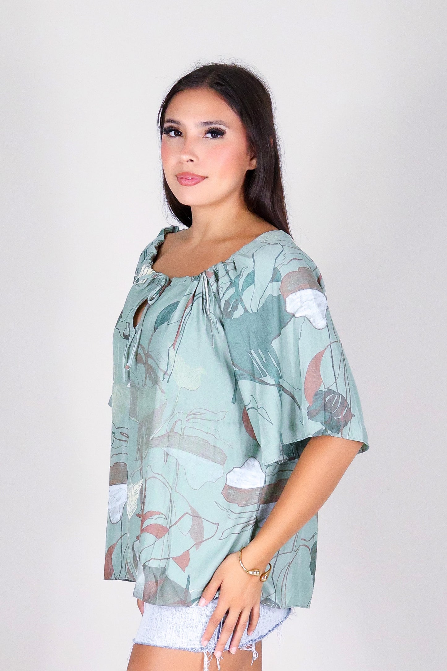 IN THE TROPICS BLOUSE
