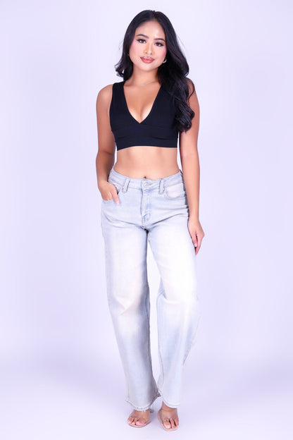 HERE FOR IT CROP TOP