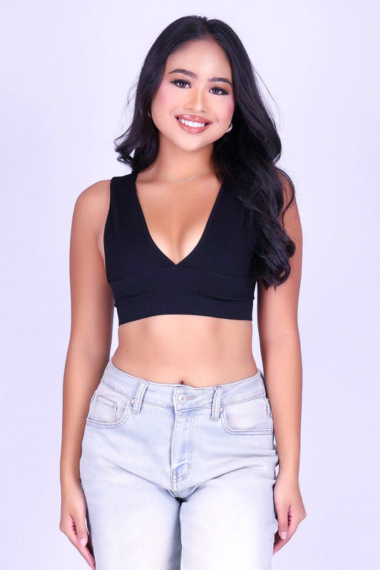 HERE FOR IT CROP TOP