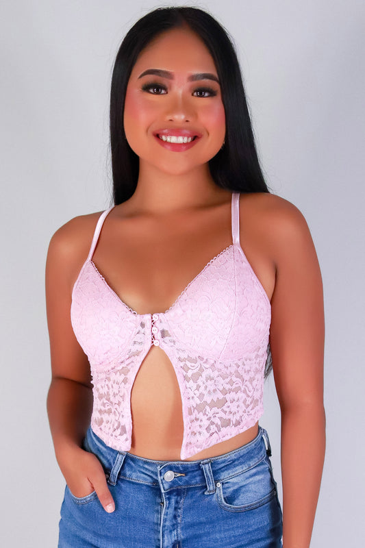 Jeans Warehouse Hawaii - SL CASUAL SOLID - LACE ESCAPE FLYAWAY TOP | By CRESCITA APPAREL/SHINE I