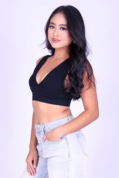 HERE FOR IT CROP TOP