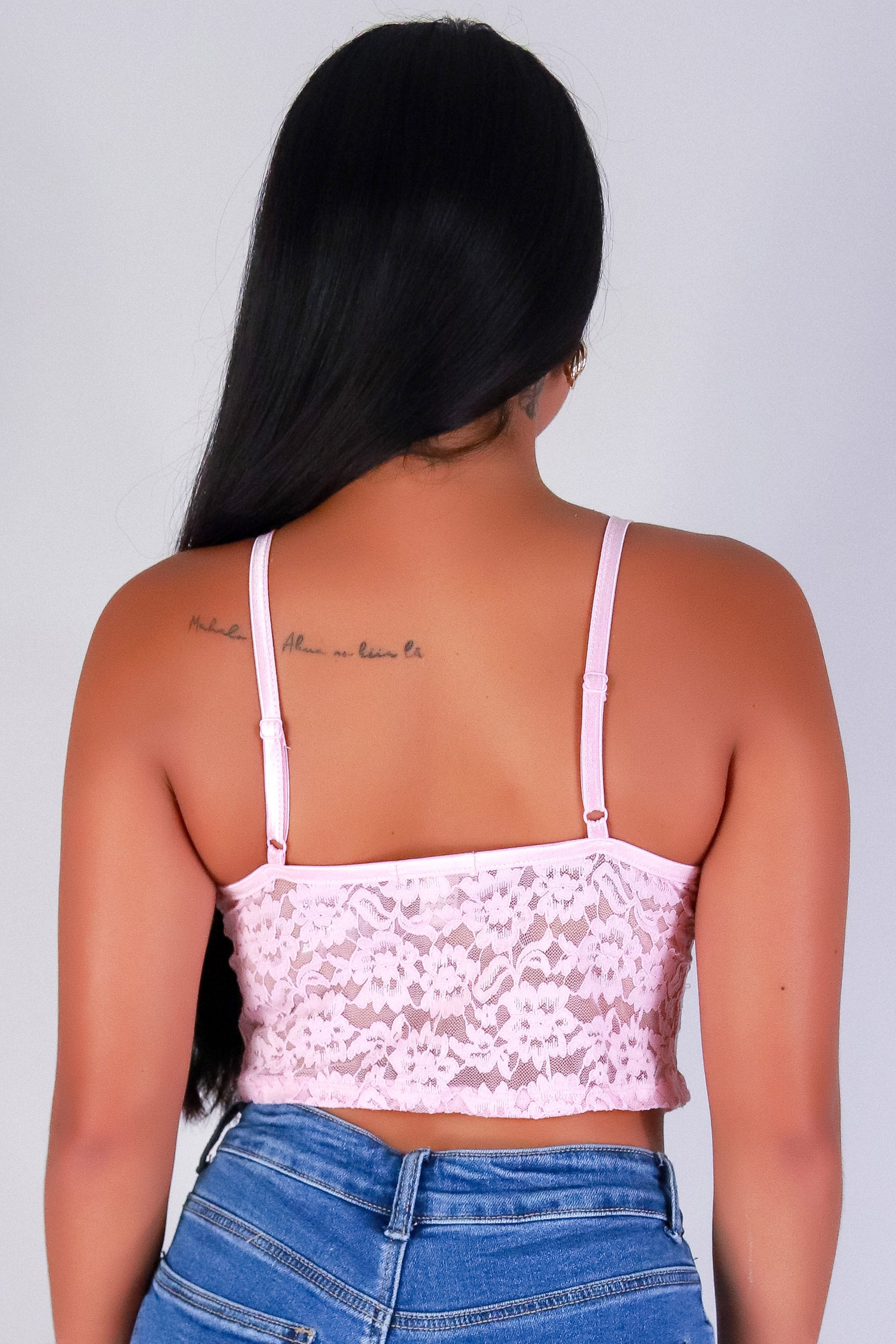 Jeans Warehouse Hawaii - SL CASUAL SOLID - LACE ESCAPE FLYAWAY TOP | By CRESCITA APPAREL/SHINE I