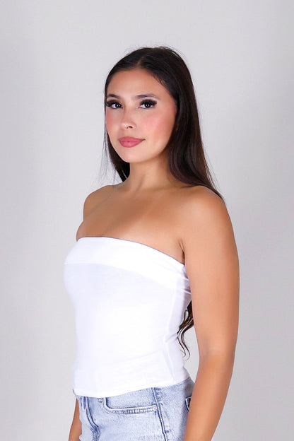 WEEKEND AWAY CROP TUBE TOP