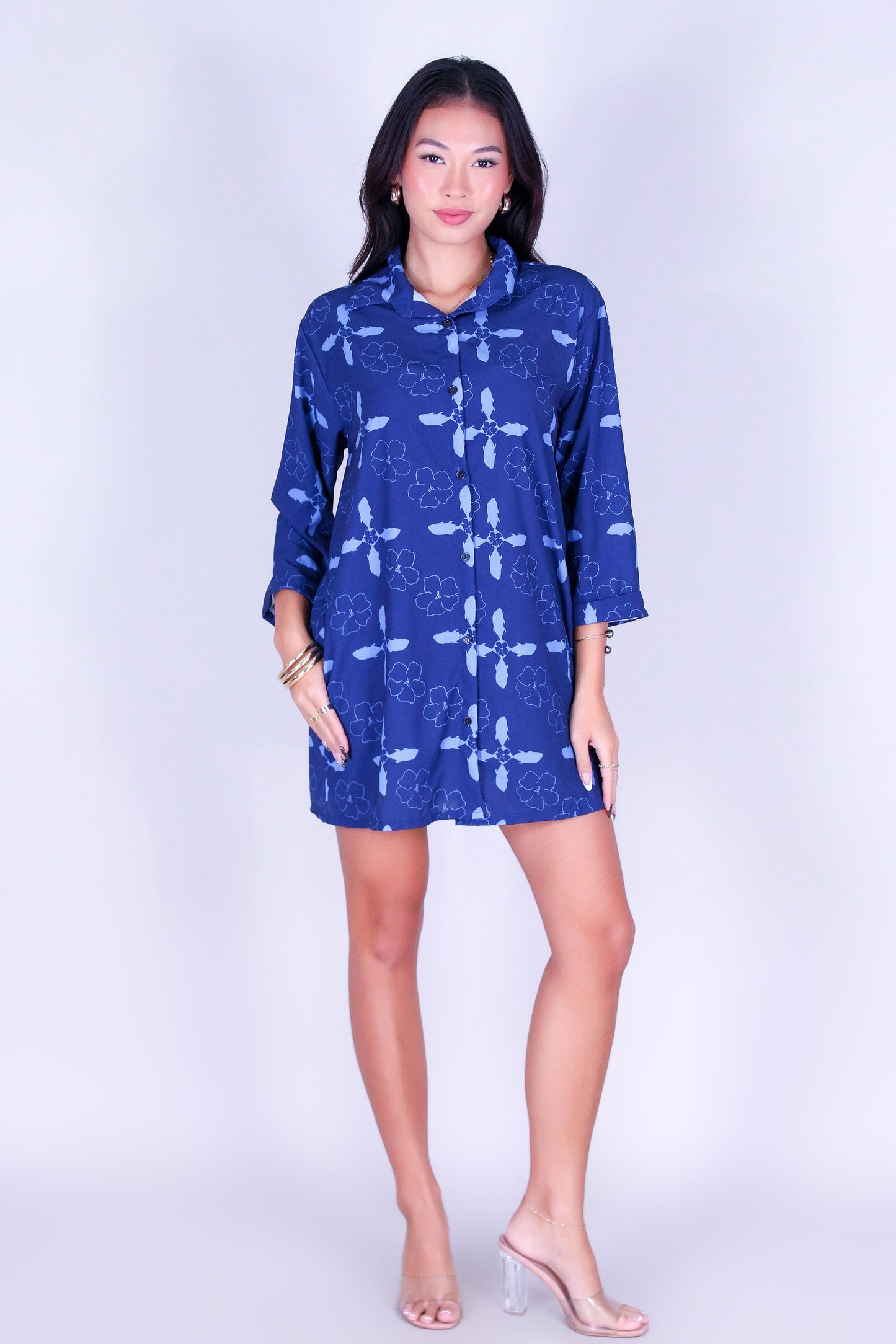 ULUA QUILT BUTTON DOWN DRESS