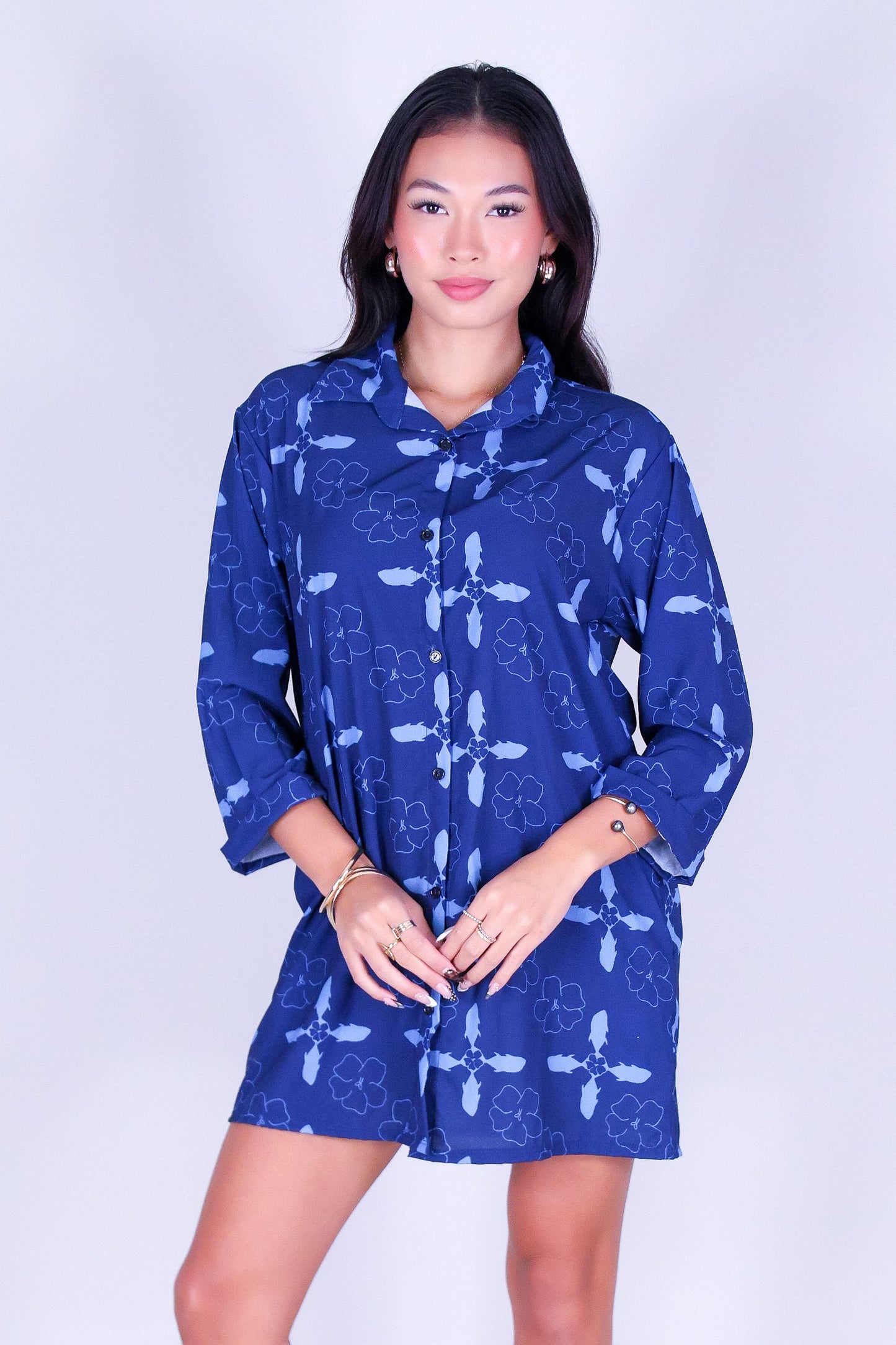 ULUA QUILT BUTTON DOWN DRESS