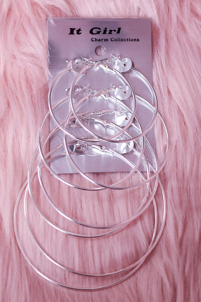 MULTI HOOP SET EARRINGS