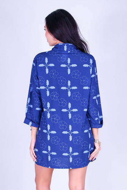ULUA QUILT BUTTON DOWN DRESS