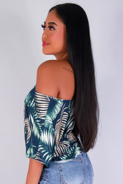 Jeans Warehouse Hawaii - SS PRINT - PALM PARADISE DOLMAN TOP | By PAPERMOON/ B_ENVIED