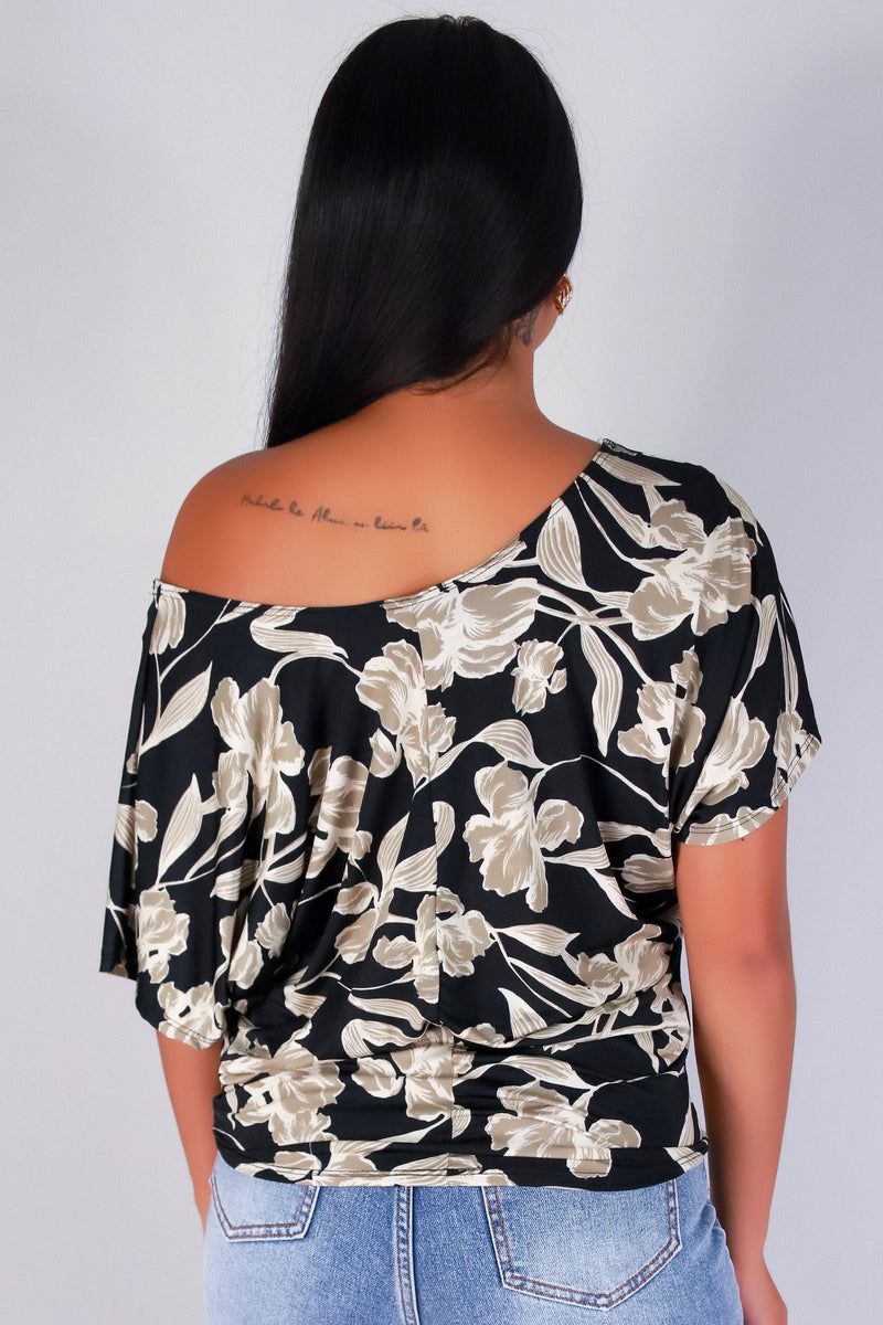 Jeans Warehouse Hawaii - SS PRINT - SLIP INTO ROMANCE DOLMAN TOP | By PAPERMOON/ B_ENVIED