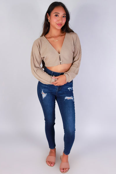 Jeans Warehouse Hawaii - LS SHRUGS/CARDIGANS - COZY BABE CARDIGAN | By PAPERMOON/ B_ENVIED
