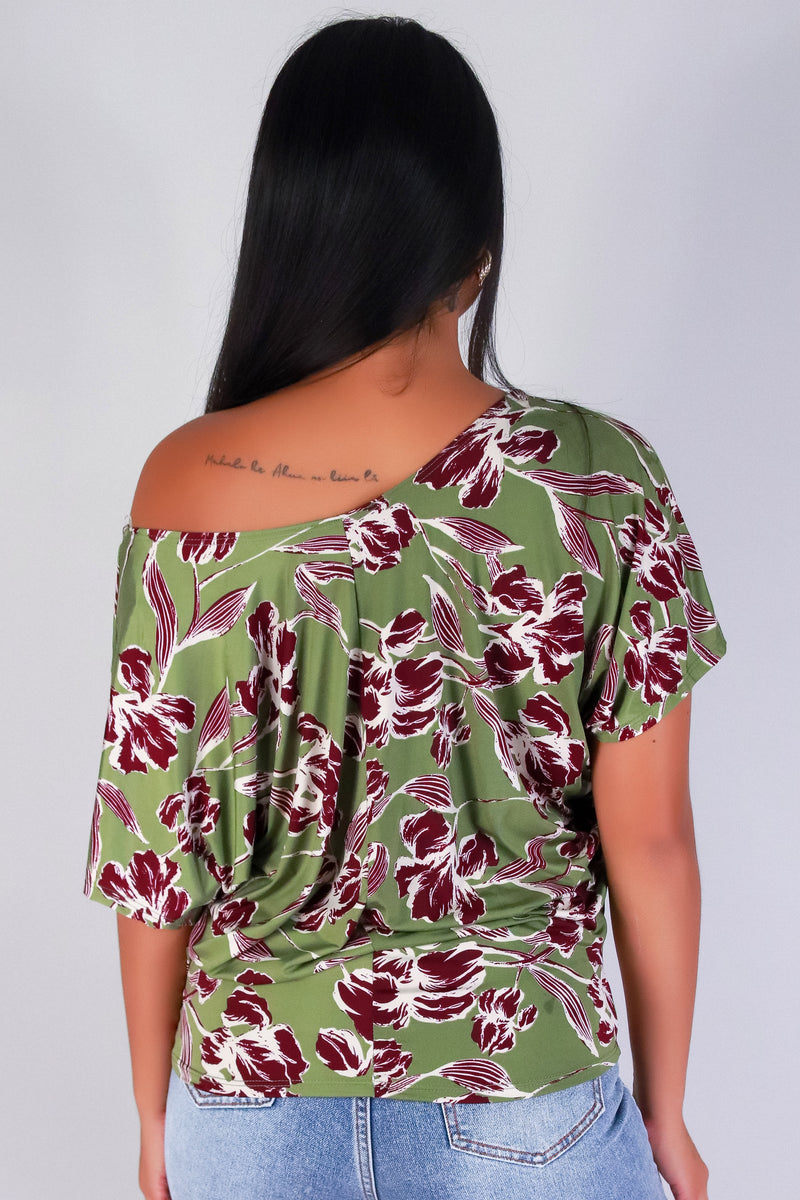 Jeans Warehouse Hawaii - SS PRINT - SLIP INTO ROMANCE DOLMAN TOP | By PAPERMOON/ B_ENVIED