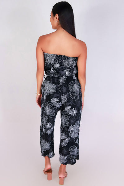 Jeans Warehouse Hawaii - PRINT CASUAL JUMPSUITS - PUA TUBE JUMPSUIT | By LUZ