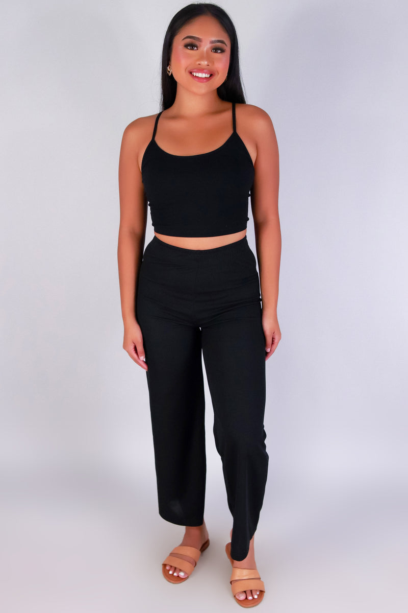 Jeans Warehouse Hawaii - SOLID KNIT PANTS - STEP IT UP PANTS | By SUPERLINE