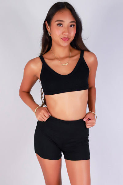 Jeans Warehouse Hawaii - KNIT HOT SHORTS - CAN YOU FOLD OVER SHORTS | By POPULAR 21