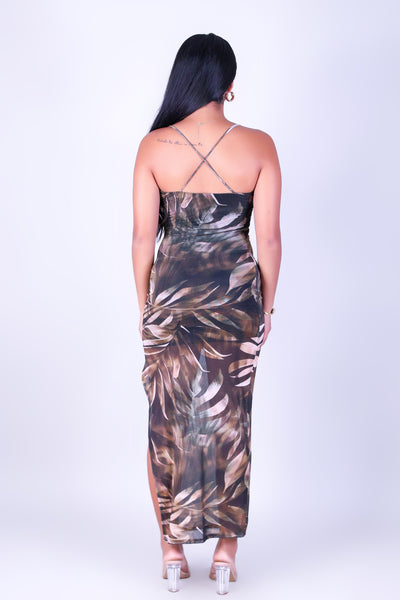 LEAF ME WILD MAXI DRESS