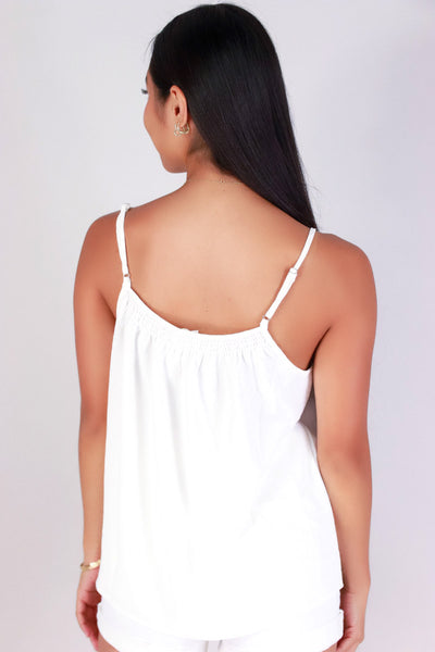 Jeans Warehouse Hawaii - TANK SOLID WOVEN DRESSY TOPS - THE NEXT MOVE TANK TOP | By TIMING