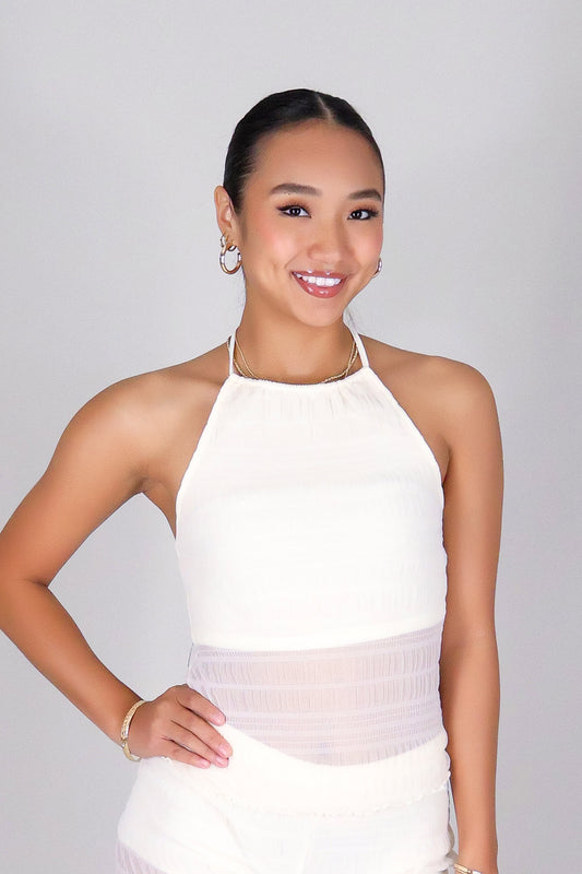 DEFINED IN MOTION HALTER TOP