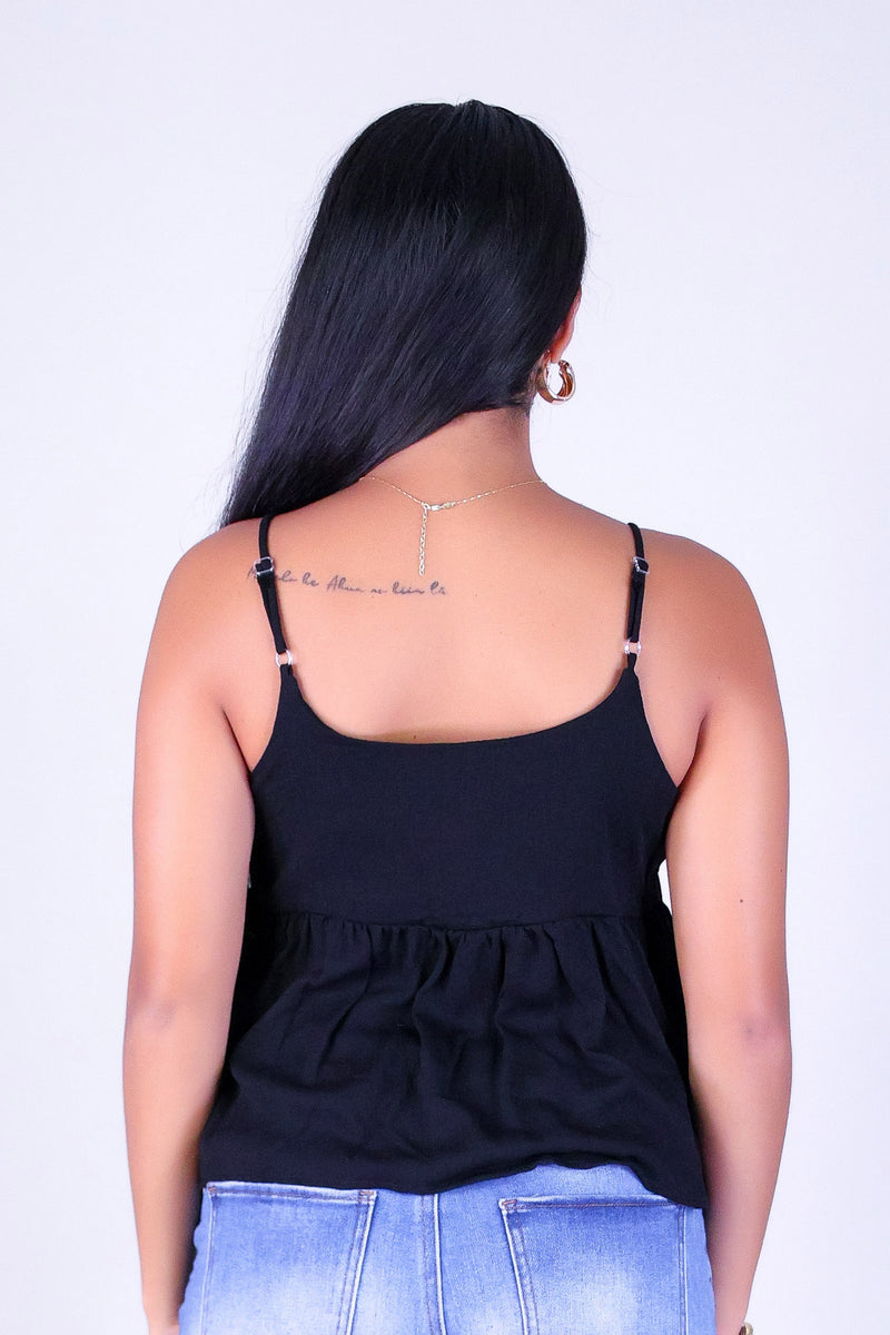 SWEET LIKE ME BABYDOLL TOP