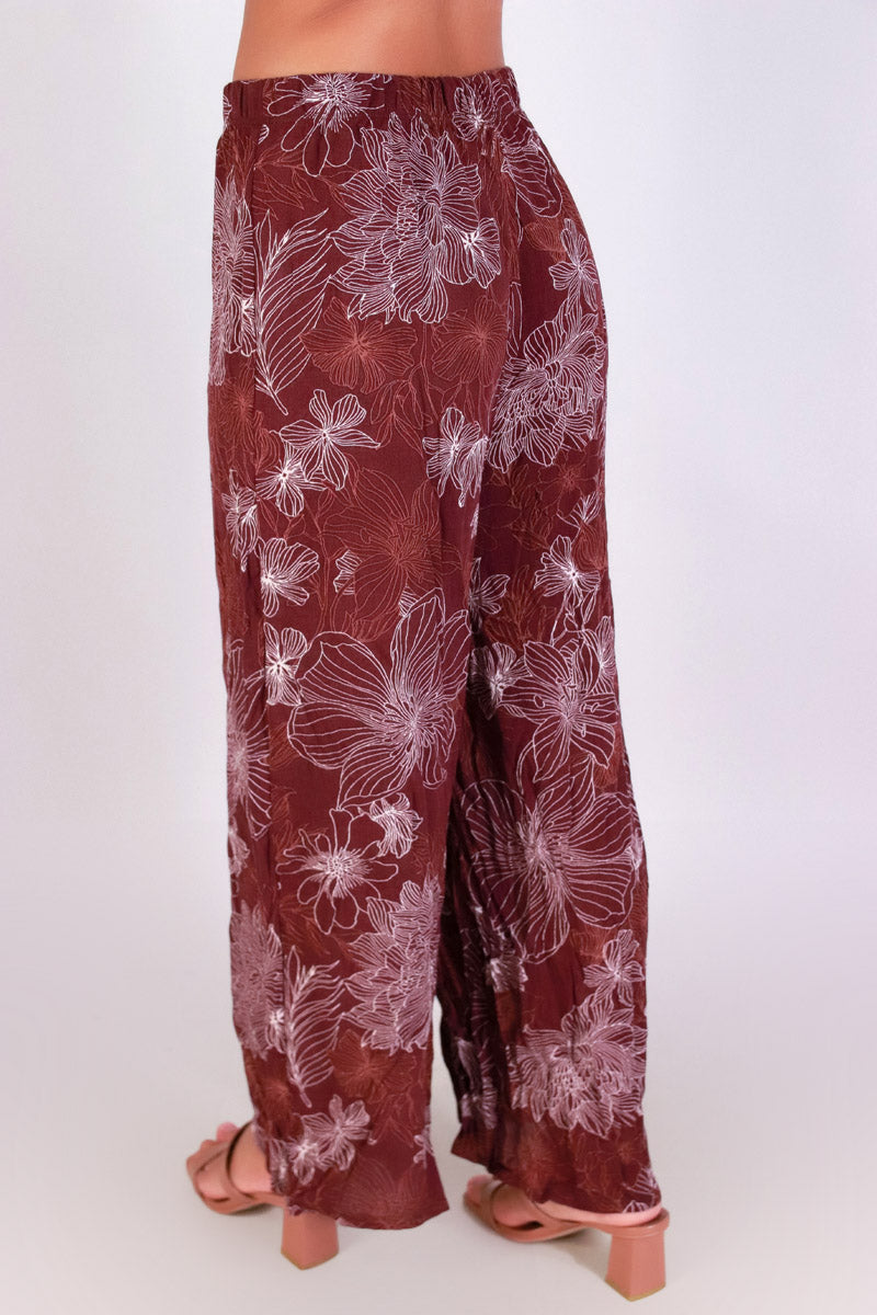 Jeans Warehouse Hawaii - PRINT WOVEN CAPRI&