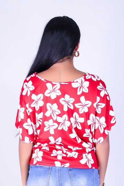 PLUMERIA DOLMAN TOP