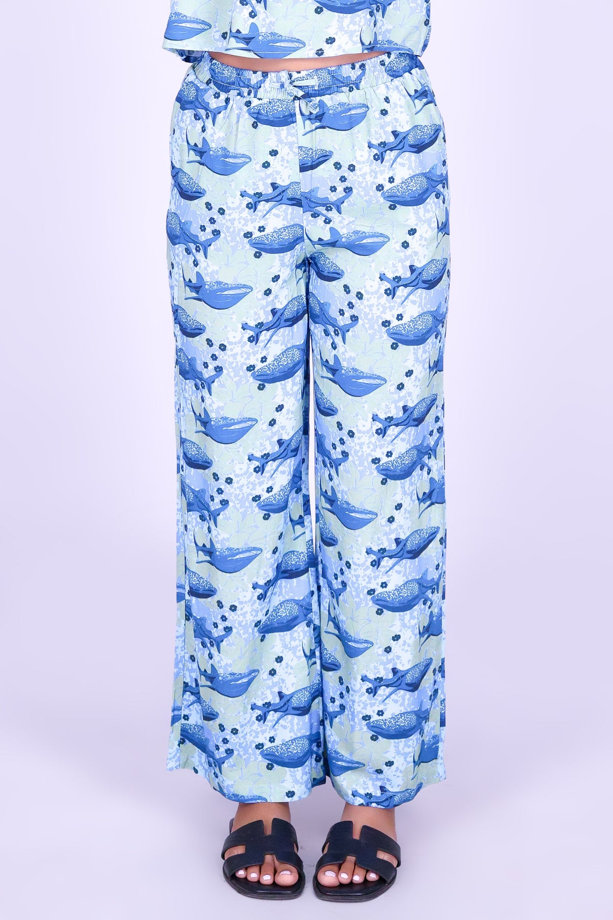 BLOOMS BY THE SEA PANTS | KIDS SIZE 12MO-14