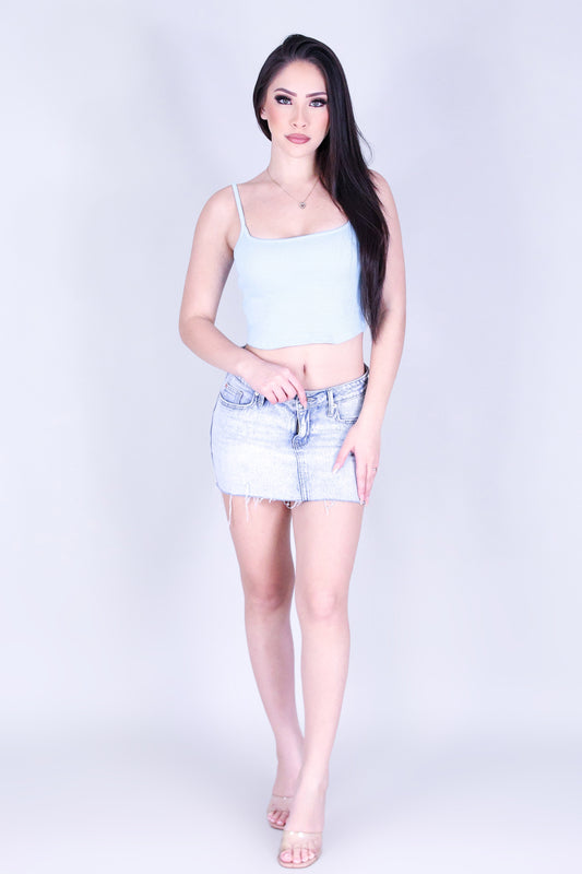 SWEETHEART RIBBED TOP