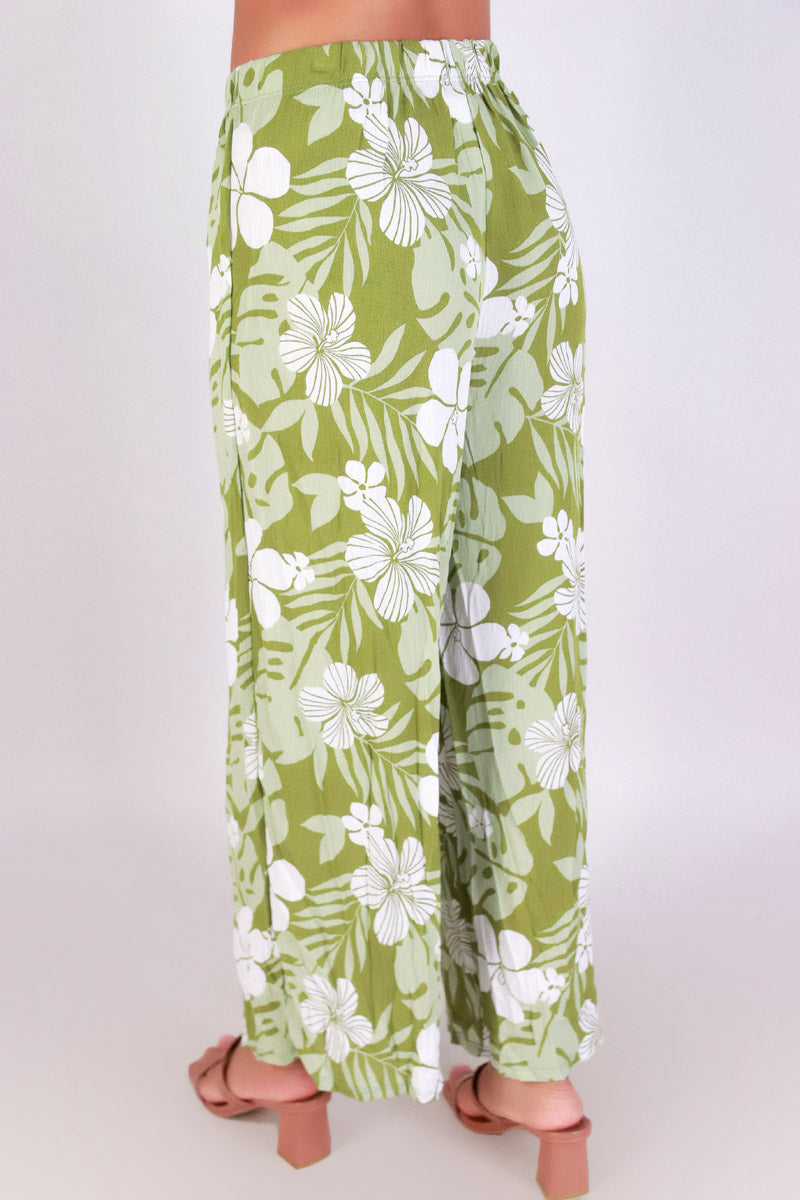 Jeans Warehouse Hawaii - PRINT WOVEN CAPRI&