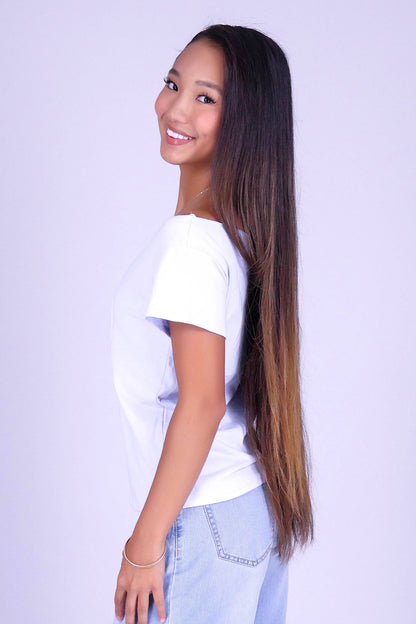 VARSITY OFF SHOULDER TEE
