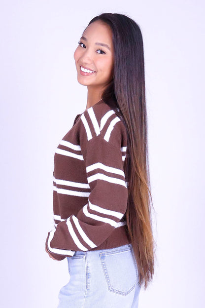 MOCHA MOOD SWEATER
