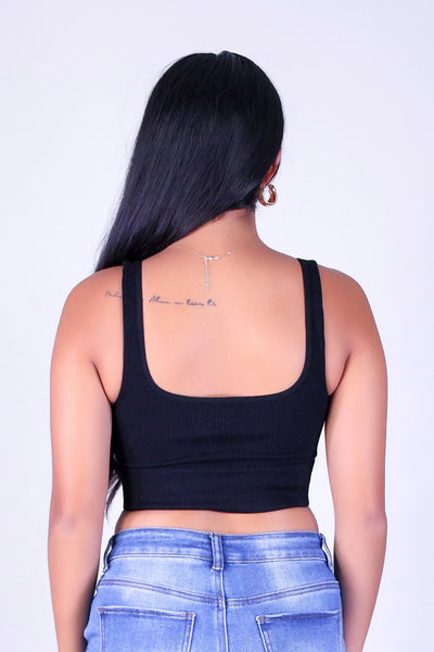 SUGAR SEAMLESS CROP TANK