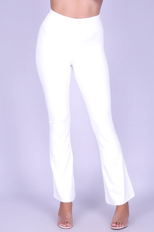 CHIC IN COMFORT FLARE PANTS