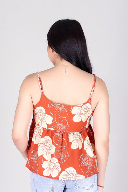 HAU FLOWER BABYDOLL TOP