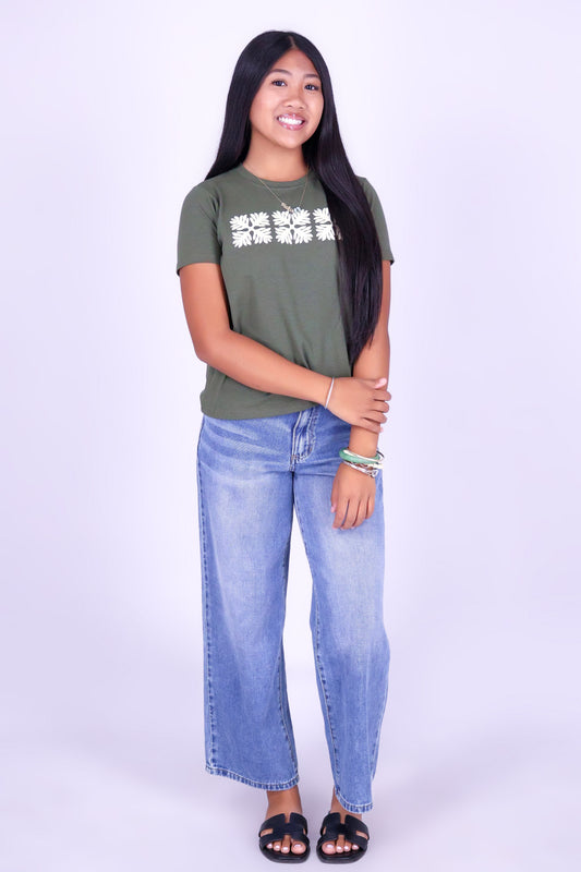 3 LAUAE QUILT OVERSIZED TEE | KIDS SIZE 4-14