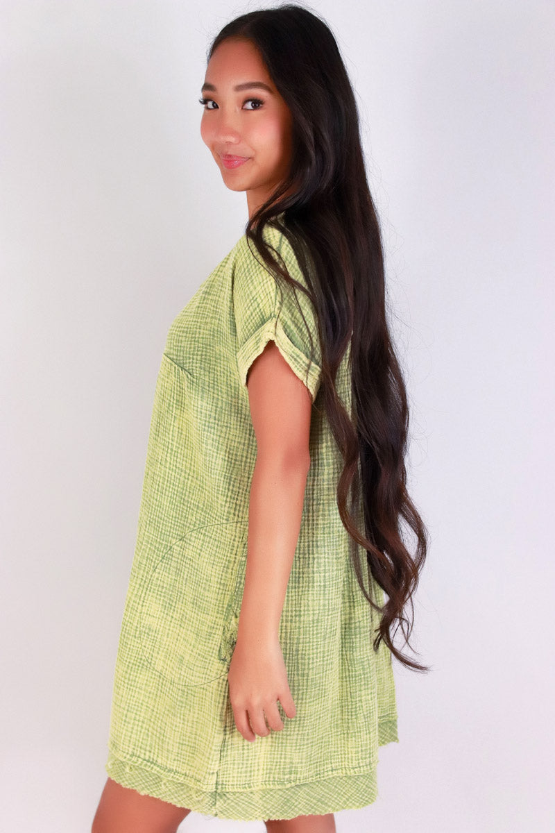 Jeans Warehouse Hawaii - SLEEVE SHORT SOLID DRESSES - THE CONFIDENT CUT DRESS | By ZENANA (KC EXCLUSIVE,INC